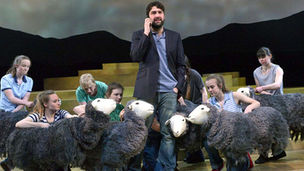 A flock of sheep from Keswick's 2016 production of The Shepherd's Life - currently on show at Keswick Museum