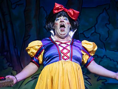 Damian in Snow White at Sheffield last Christmas. Pic: Pamela Raith