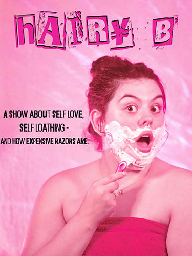 Poster for Hairy B at Wirral Theatre Festival 