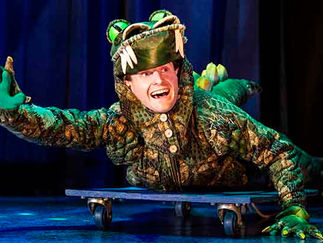A scene from Peter Pan Goes Wrong