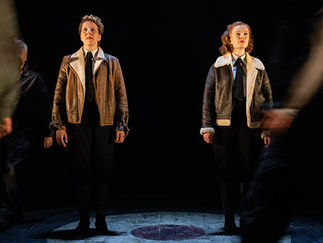 Katherine Senior and Hannah Morrison (r) in Spitfire Girls
