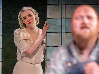 Emma Charlton and Ben Wilson in Of Mice and Men at Bolton Octagon