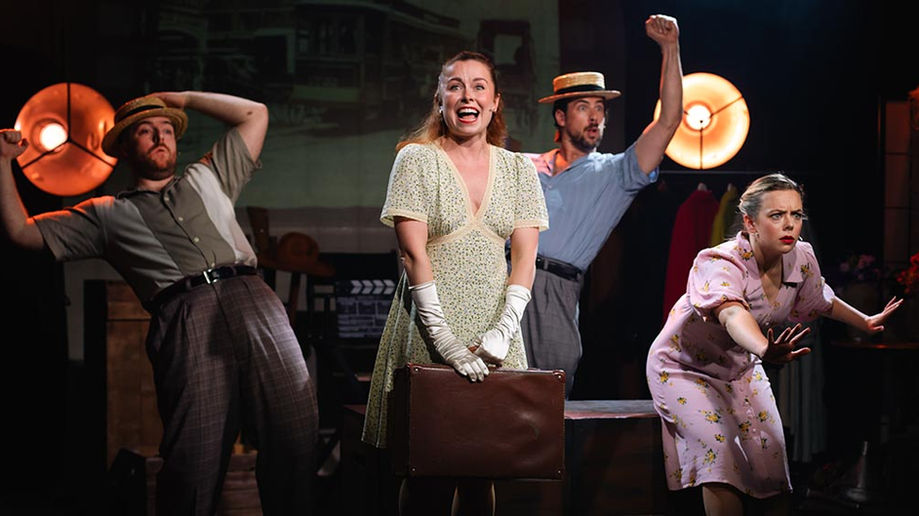 Performers in Hope Mill's revue, The MGM Story: l-r James Corlett, Niamh Hendron, John-Paul Birss and Charlie Mae McKevitt