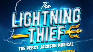 Poster for the UK tour of The Lightning Thief - The Percy Jackson Musical
