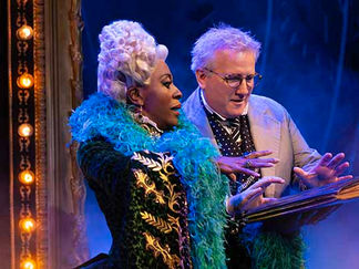 Donna Berlin and Simeon Truby in Wicked in Manchester