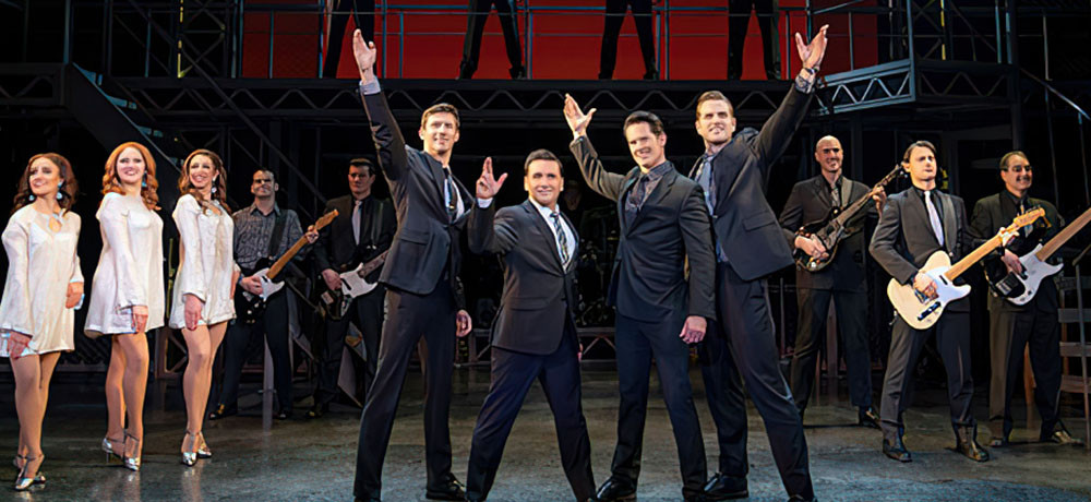 The 2021 touring cast of Jersey Boys
