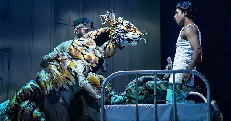A scene from the first UK tour of the show