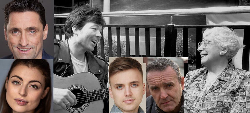 Main - Rob Fennah and Helen Forrester in 1995, and anti-clockwise from top, Daniel Taylor, Jenny Murphy, Parry Glasspool and Mark Moraghan