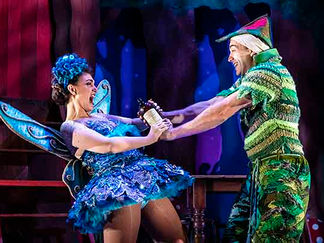 A scene from Peter Pan Goes Wrong
