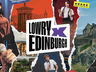 Poster for the Lowry's "Lowry x Edinburgh" programme