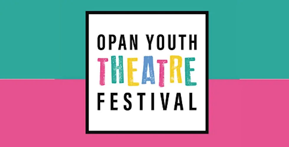 Poster for the Oldham Performing Arts Network Youth Theatre Festival in February
