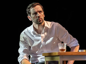 Ralf Little as John le Carre's tortured creation Alec Leamas in The Spy Who Came In from the Cold. Pic: Johan Persson