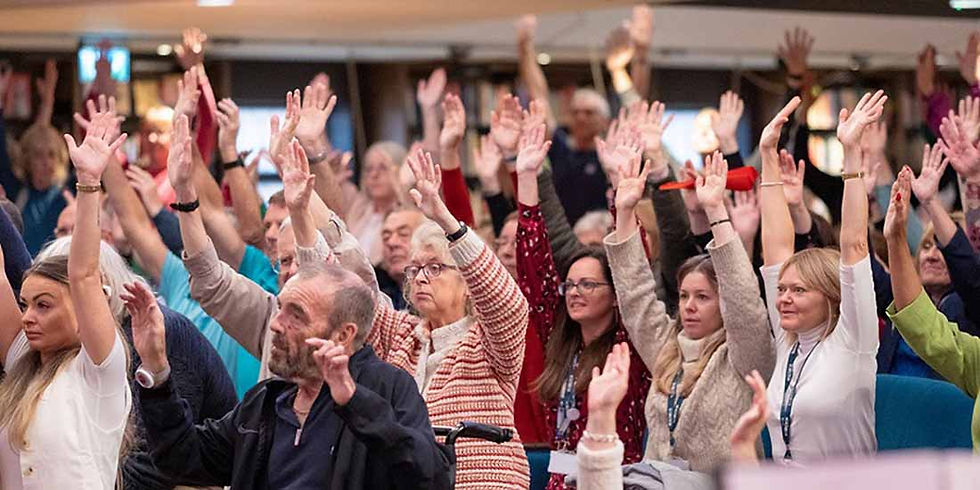 Storyhouse Elders - and not quite so elder - in action. Pic: Mark McNulty