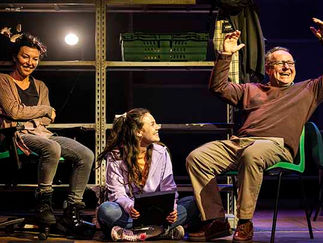 L-R Jessica Johnson, Jodie Wild and David Nellist in 'I. Daniel Blake''