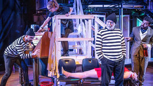 Having a terrible time, on stage and off: the cast of 'Noises Off at Theatre By The Lake in Keswick