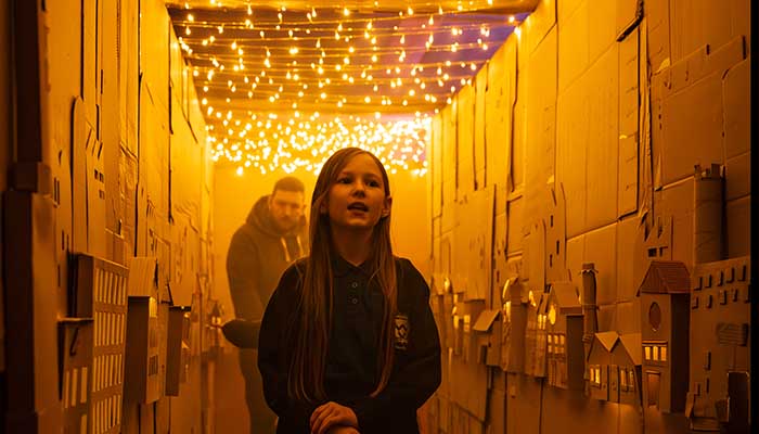 A scene from Steve Wintercroft's fantasy exhibition Grue for Bradford City of Culture