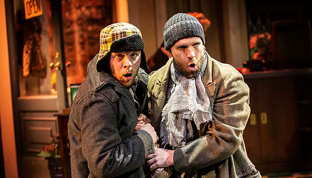 Matthew Heywood and Matthew Ganley in Little Shop of Horrors