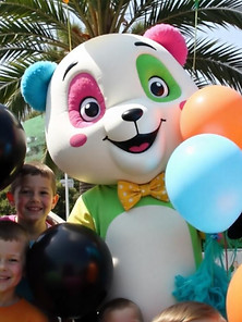 Mascotte Panda Color