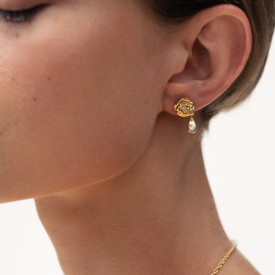 rose gold earrings LIEVES Jewels