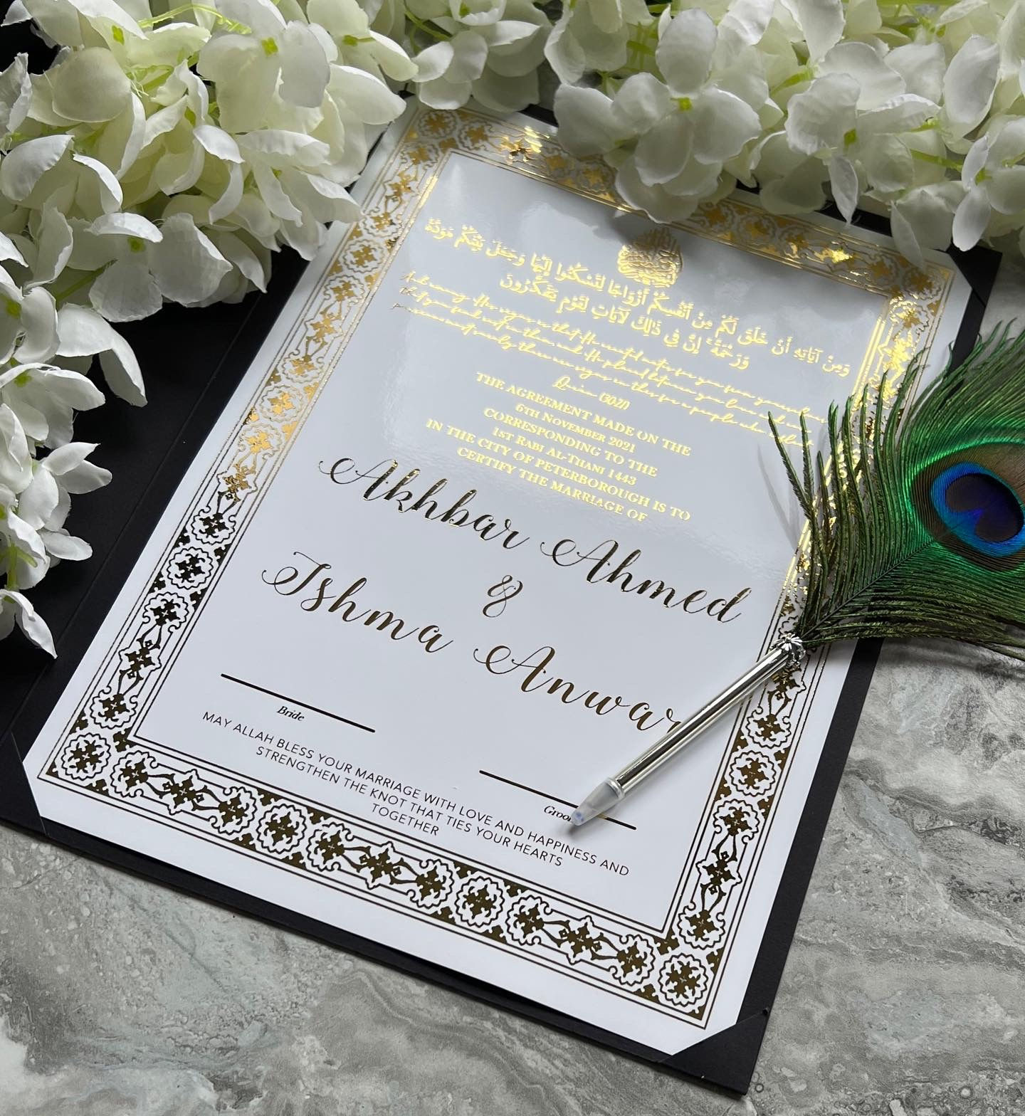 Siwa Nikah Certificate