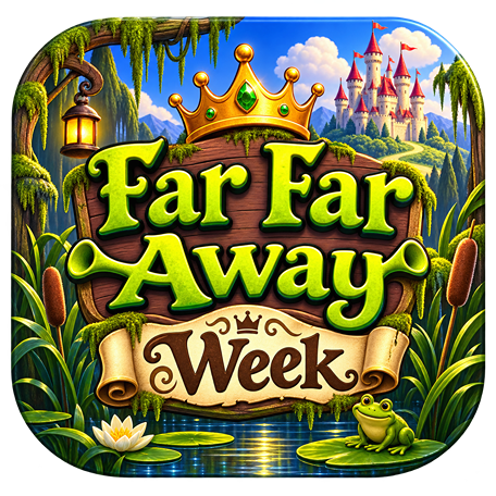 Far Far Away Week camp theme artwork