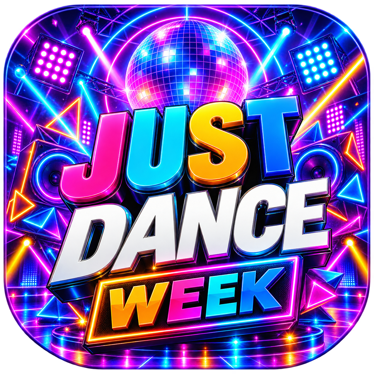 Just Dance Week camp theme artwork