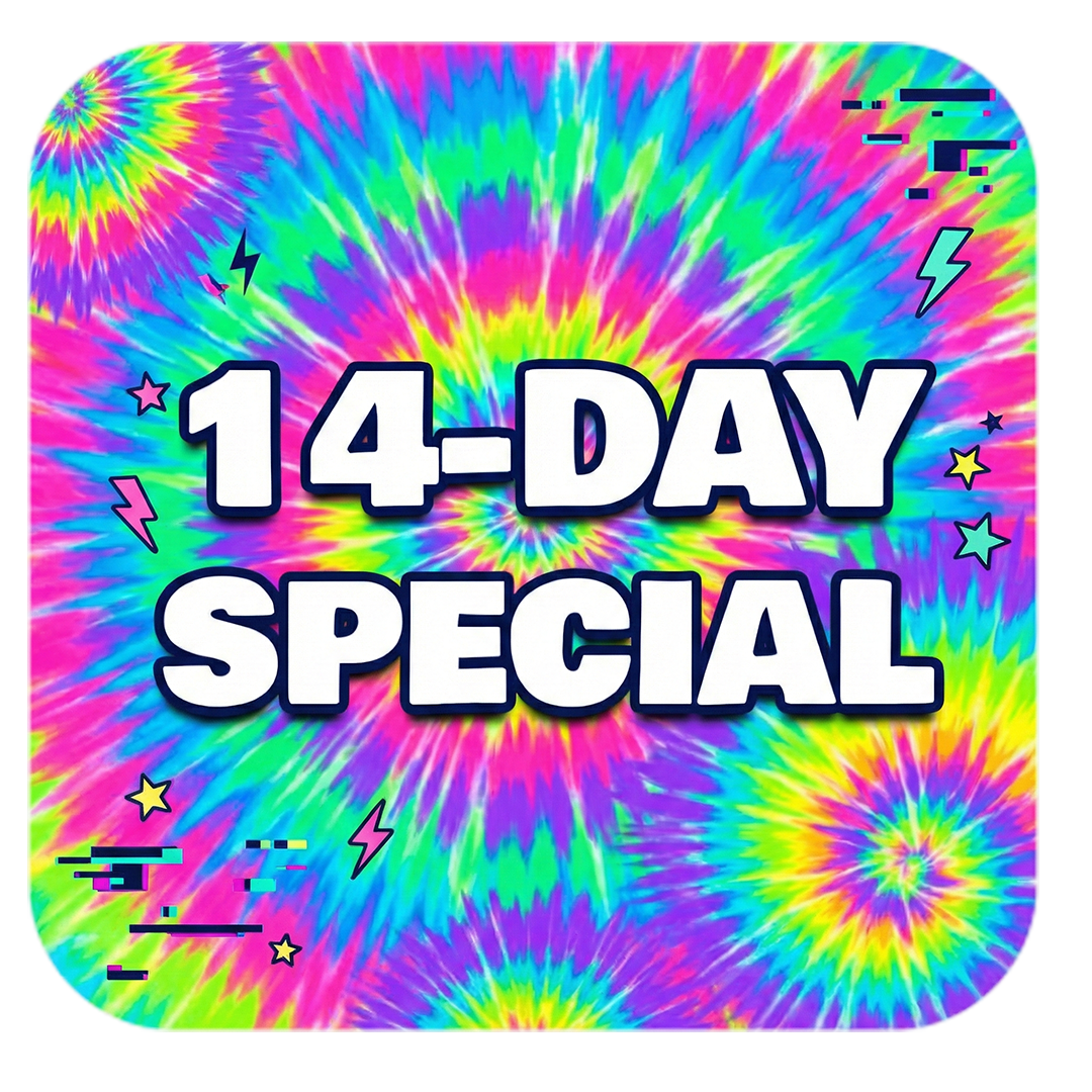 14-Day Camp Special artwork for Roblox Week and Neon Week