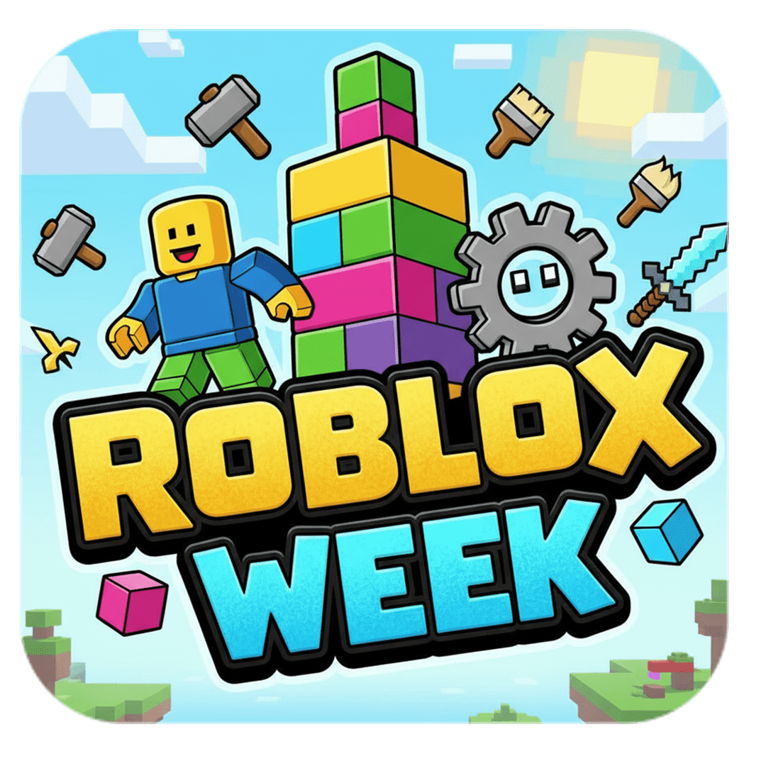 Roblox Week camp theme artwork