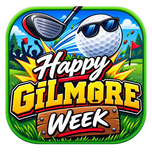 Happy Gilmore Week camp theme artwork