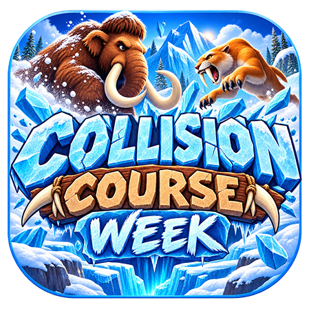 Collision Course Week camp theme artwork
