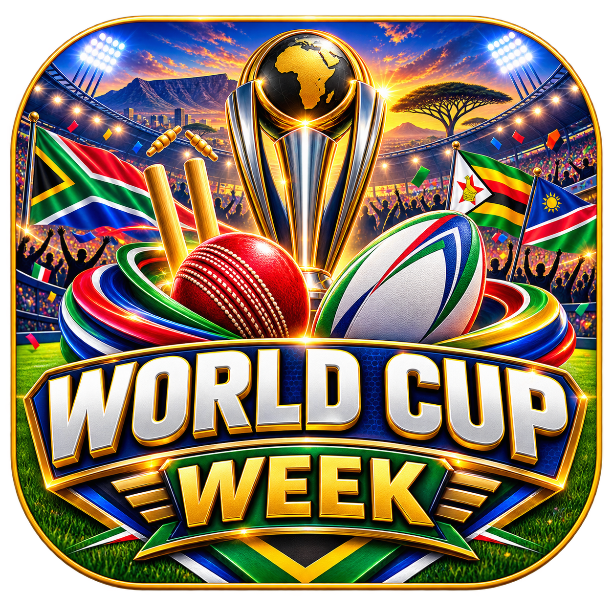 World Cup Week camp theme artwork