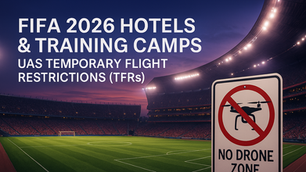FIFA 2026 Hotel & Training Camp UAS Temporary Flight Restrictions (TFRs)