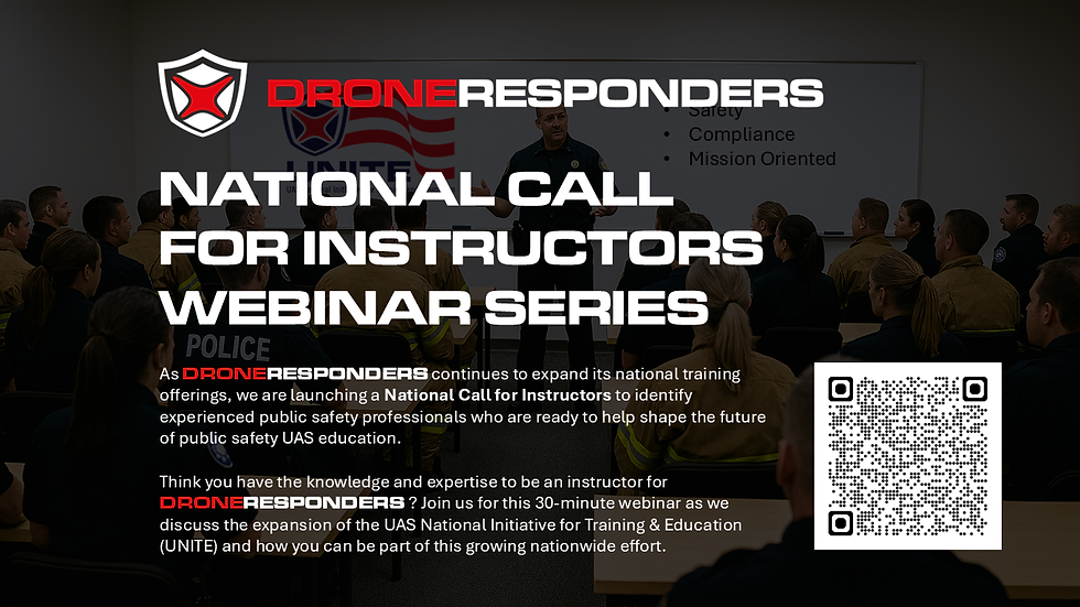National Call for Instructors Webinar