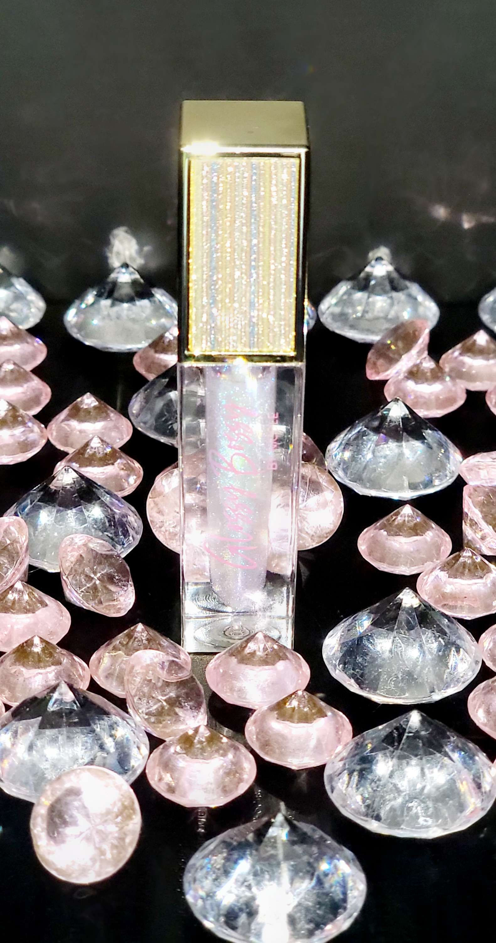 Glossy Bossy by Nicole Frost Flossy Lip Gloss – High-Shine Gloss with a Cool, Iridescent Finish