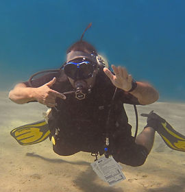 a man in scuba gear