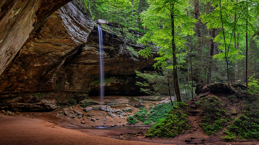 Ash Cave, Hocking Hills, Ohio. Large format landscape photography prints and wall.