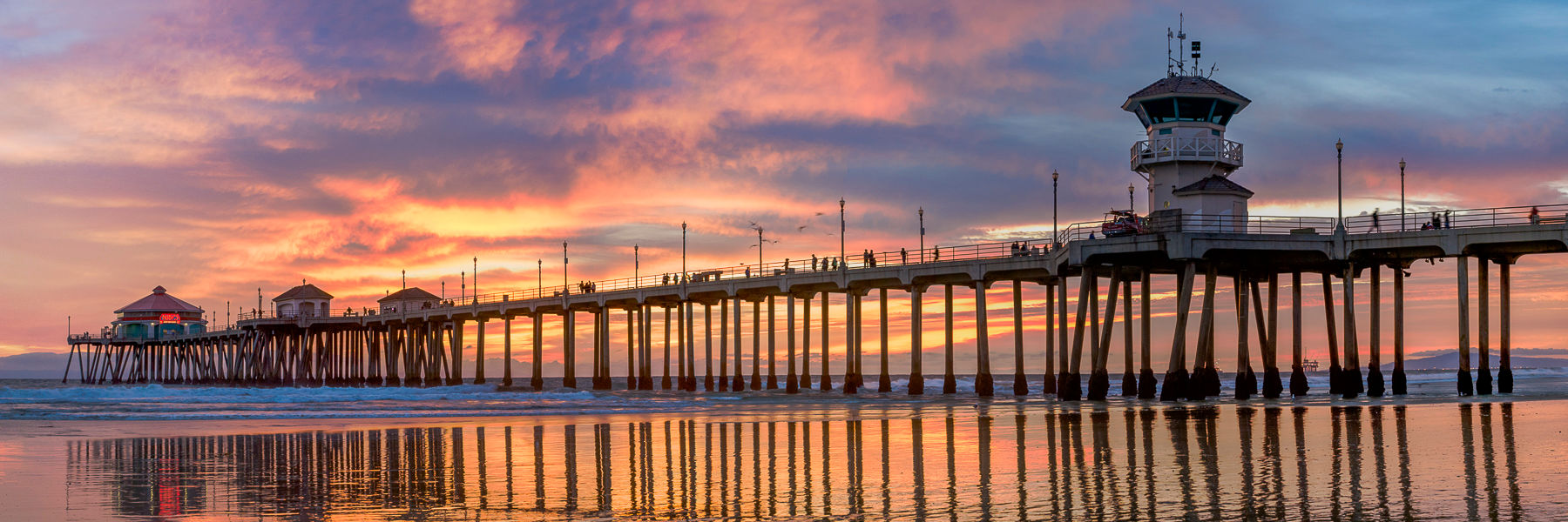 Huntington Beach Pier, California, fine art landscape photography print.