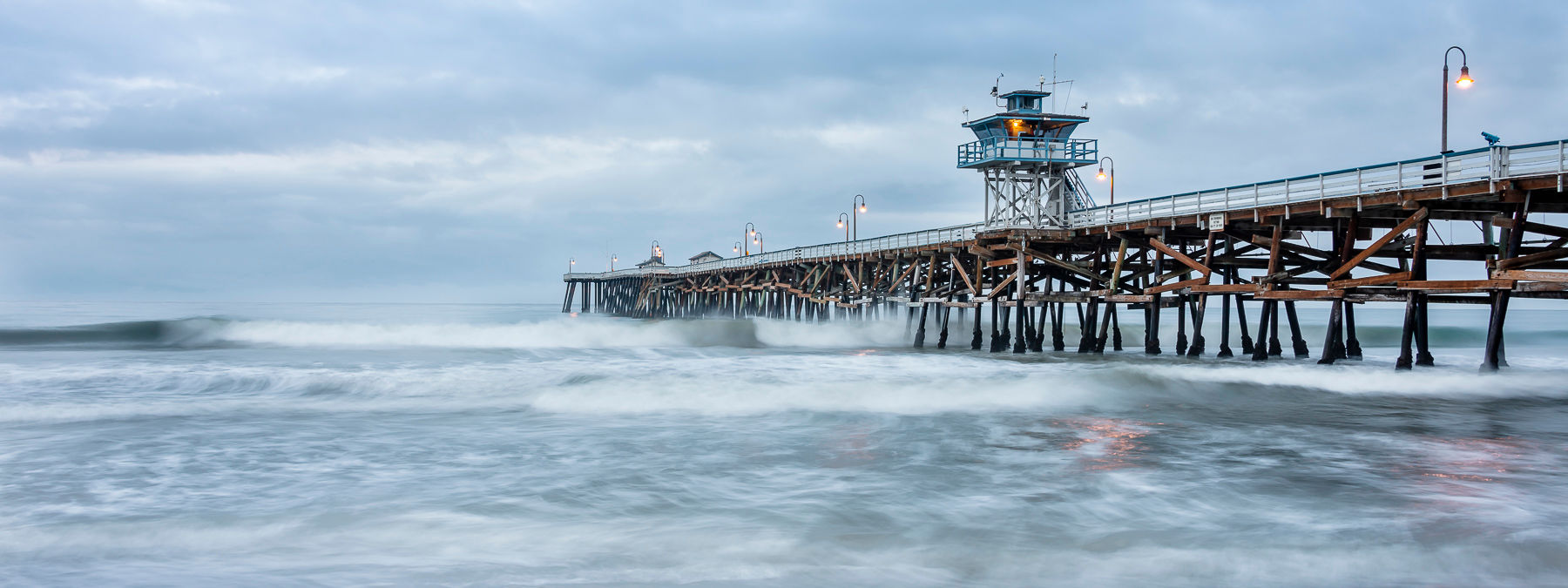San Clemente ocean pier, California. Fine art Landscape photography print.