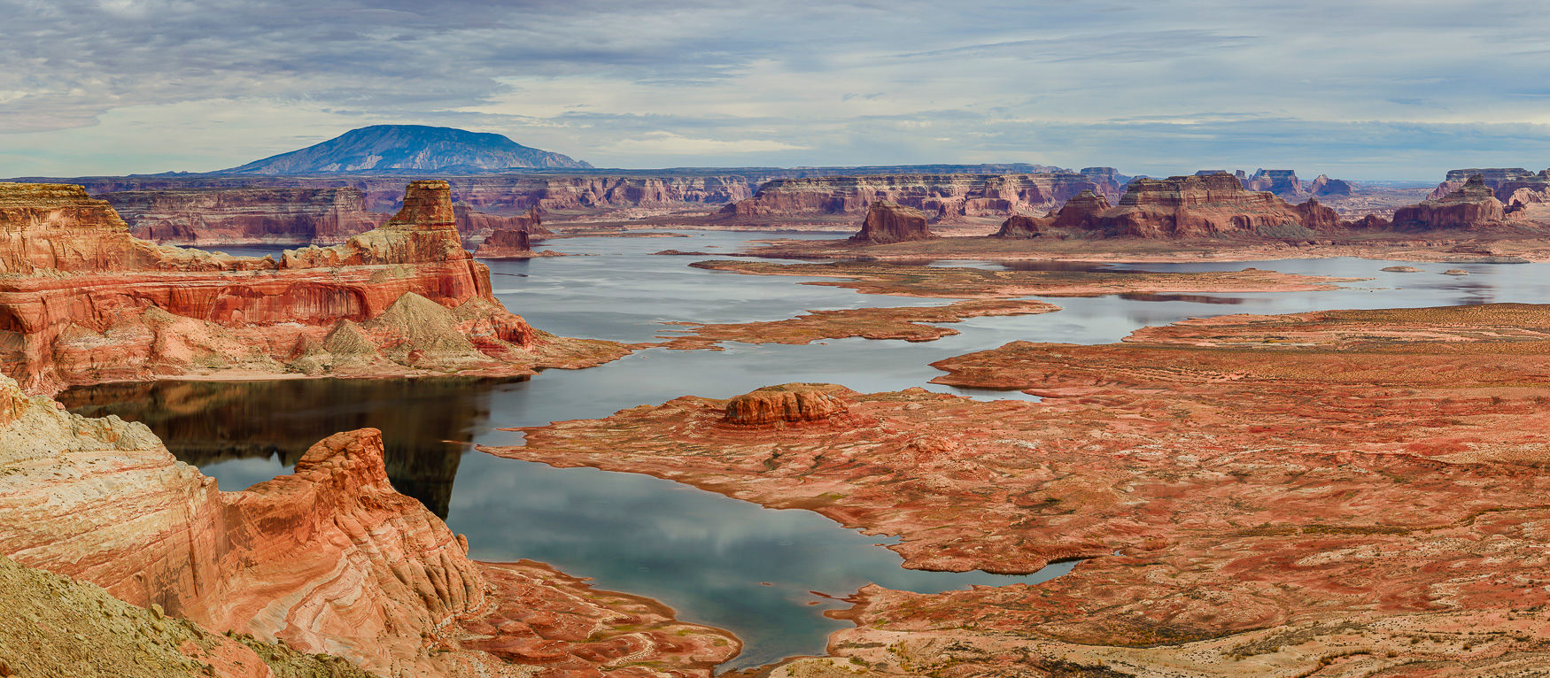 Lake Powell from Alstrom Point, Arizona. Landscape photography print and wall art for sale.