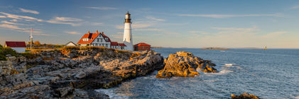 Portland Head Light at Cape Elizabeth, Maine. Fine art print and wall art for sale.