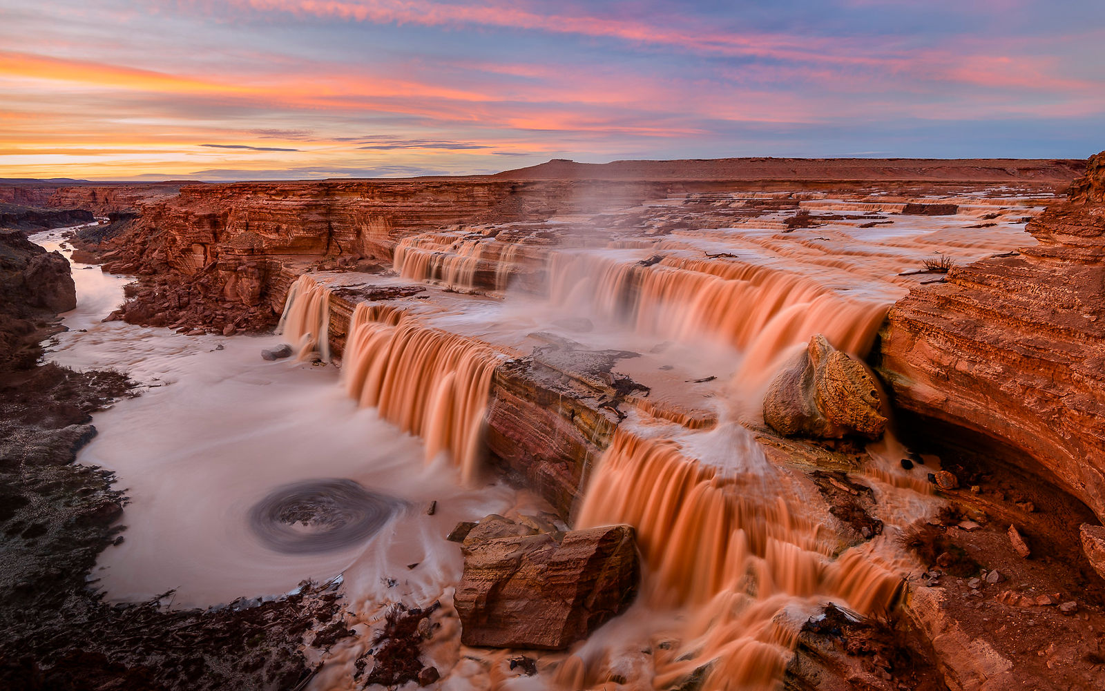 Grand Falls Arizona fine art landscape photography print.