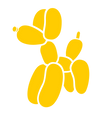 Yellow Balloon Dog