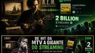 “Losing My Religion” entra para o clube dos 2 bilhões no Spotify e prova que clássicos do rock seguem vivos na era digital