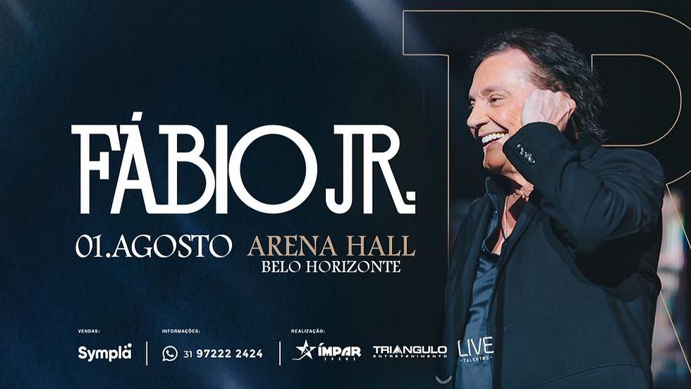 Fábio Jr. retorna a Belo Horizonte com turnê que celebra sua trajetória neste sábado (1º)