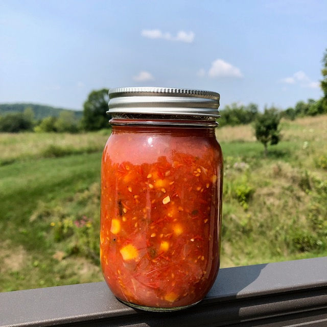 Cherry Tomato with Corn Salsa