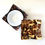 Thumbnail: Microwavable reversible bowl cozy with camouflage and animals patterned fabric