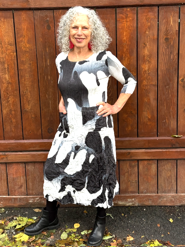 Alquema 3/4 Sleeve Smash Dress