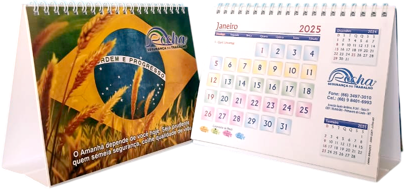 Miniatura: Calendário de Mesa Grande