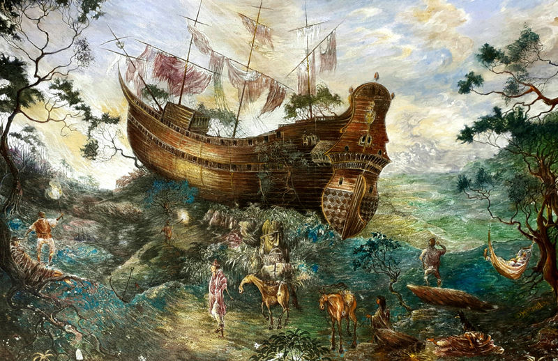 O velho galeão fantasma