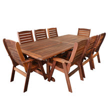 2550 x 1140mm Table 
With 8 Chairs, either Norfolk, Kingsdale or Cardwell Folding
was $5496.00
Now $4122.0